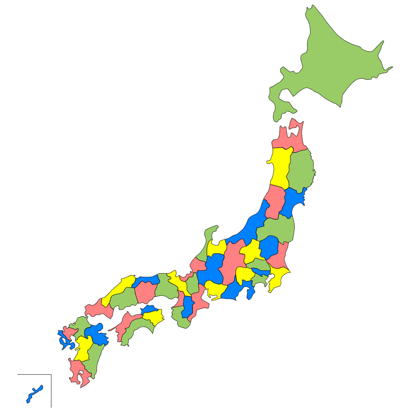 白地図ぬりぬり 地図グラフの制作ツール