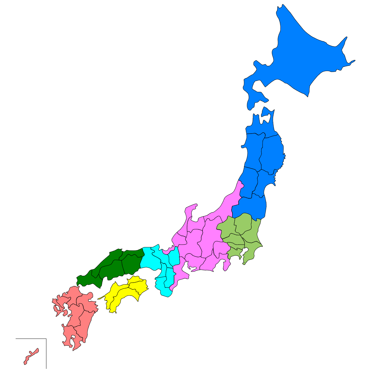 日本の地方